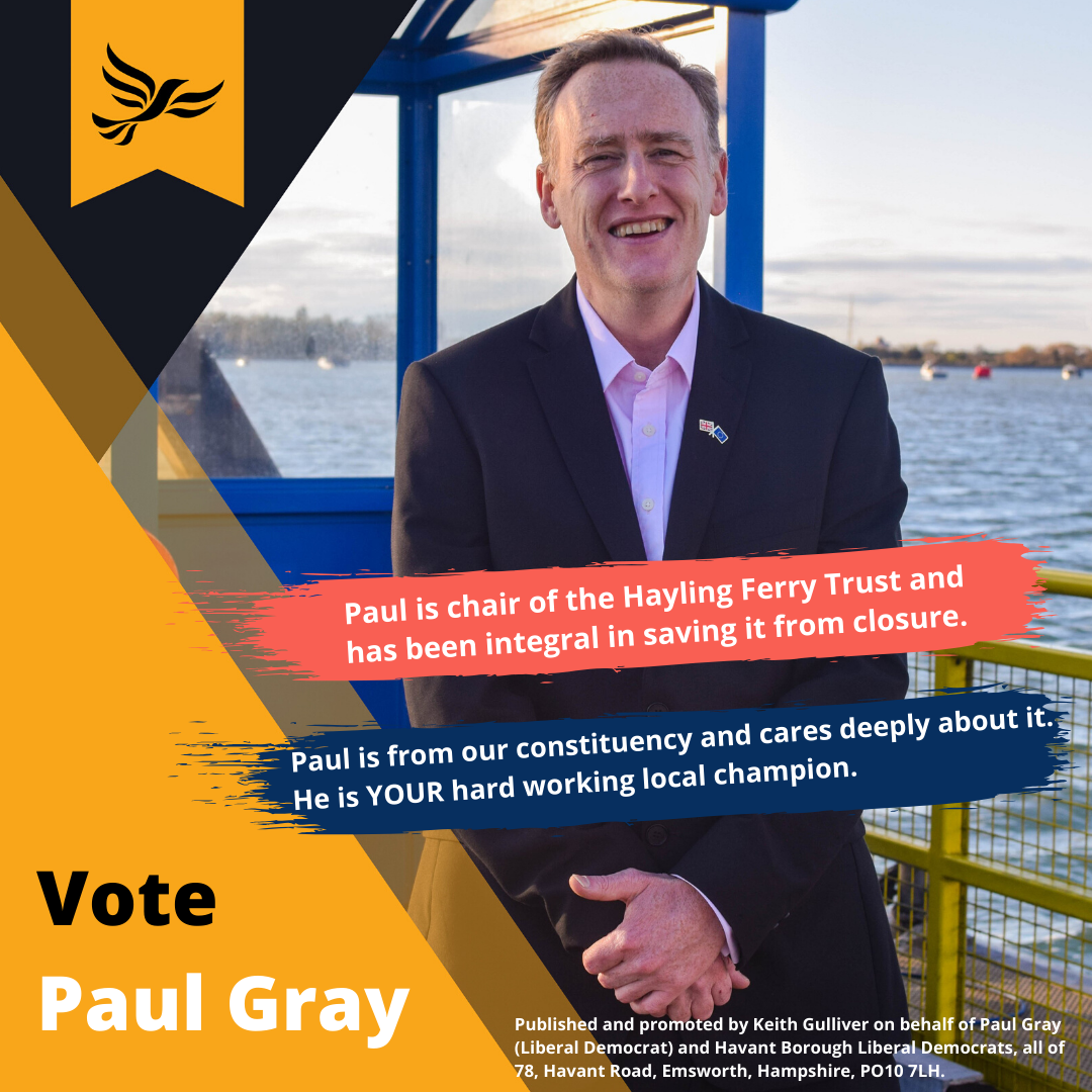 vote paul gray text